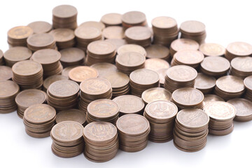 10円玉の集合写真