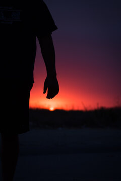 silhouette of a person