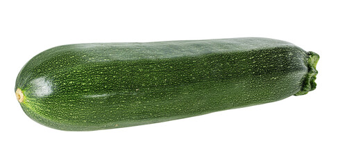Fresh zucchini isolated on white background with clipping path