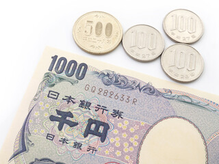 日本円の紙幣（千円札）