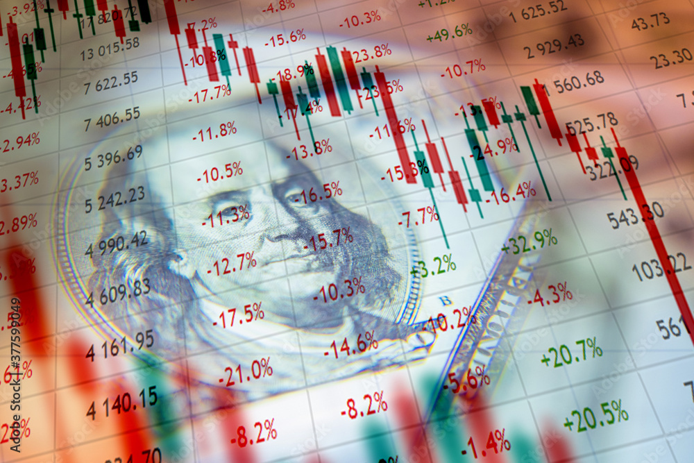 Aufkleber economic data. data analysis. exchange information. economic performance. the numbers and graphics o