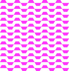 Hexagonal Wavy Line Seamless Repeat Pattern Background