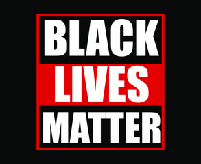 Fototapeta na wymiar Black lives matter modern logo, design concept, sign, abstract, symbol