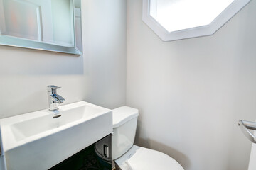 Real Estate Photography - Renovated furnished for sale house in Montreal's suburb with bathroom, basement and new kitchen
