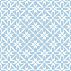 Flower Line Seamless Repeat Pattern Background