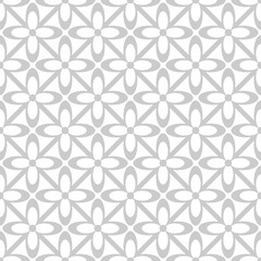 Flower Line Seamless Repeat Pattern Background