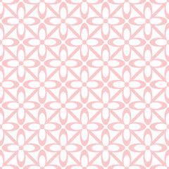 Flower Line Seamless Repeat Pattern Background