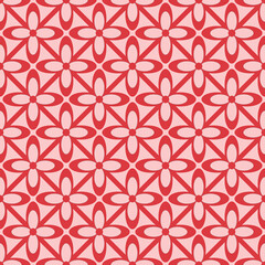 Flower Line Seamless Repeat Pattern Background