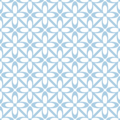Flower Line Seamless Repeat Pattern Background