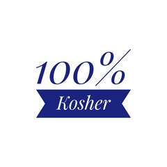 ''100% kosher'', kosher sign/seal for design development/packaging design for kosher food products
