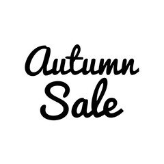 Fototapeta na wymiar ''Autumn sale'' sign