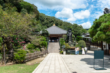 Main building of Kiyoshikojin-Seichoji temple in Takarazuka city, Hyogo, Japan