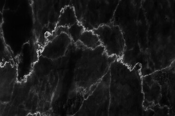 Black marble natural pattern for background, abstract natural marble black and white