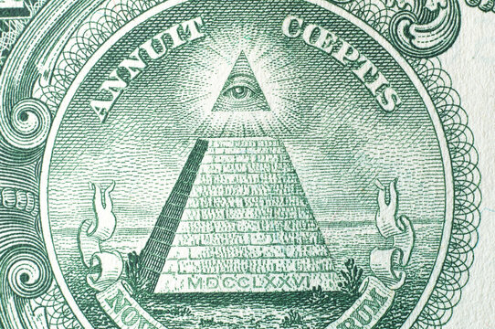 Eye of Providence on a one-dollar bill