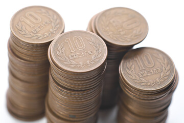 ギザ10　日本の硬貨　10円玉　