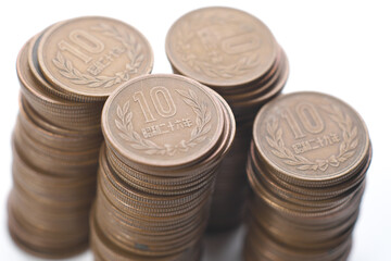 ギザ10　日本の硬貨　10円玉　