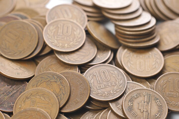 ギザ10　日本の硬貨　10円玉　