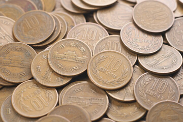 ギザ10　日本の硬貨　10円玉　