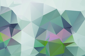 Fototapeta premium Dark Multicolor vector abstract Low Poly background. Colorful