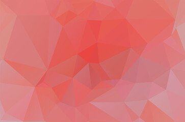 Abstract Red Geometric Background. Raster Illustration