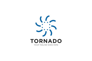 modern tornado logo, icon, symbol vector illustration design template