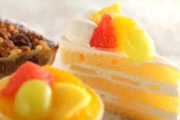 ショートケーキの集合イメージ