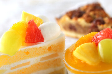 ショートケーキの集合イメージ