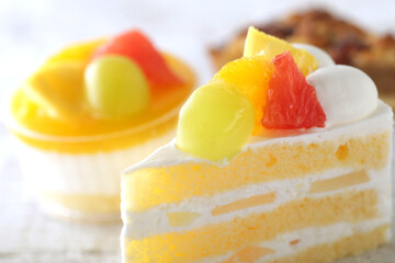 ショートケーキの集合イメージ