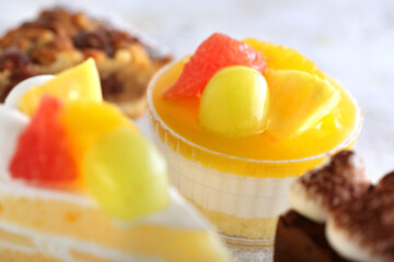 ショートケーキの集合イメージ