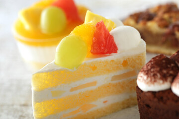 ショートケーキの集合イメージ