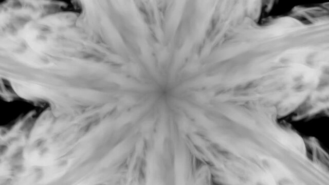 white smoke on a black background. Slow motion. Vape smoke. Texture of  cigarette smoke clud.