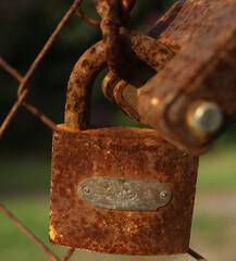 old padlock