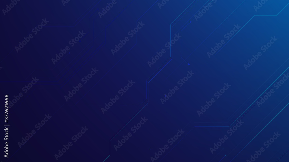 Poster futuristic abstract electronic circuit connection technology background. high tech computer with sci