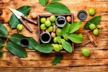Unripe walnut tincture