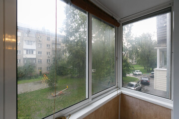 view from the balcony of the apartment building