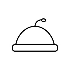 Baby, cap, children, kids icon with outline style vector for your web design, logo, UI. illustration.