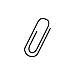 clip icon outline style for your design