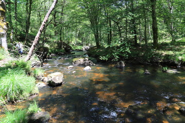 Obraz premium rigole du diable, Creuse