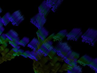 Imaginatory fractal background Image