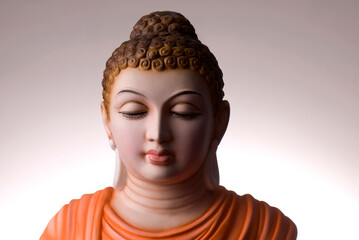 Lord Buddha clay statue