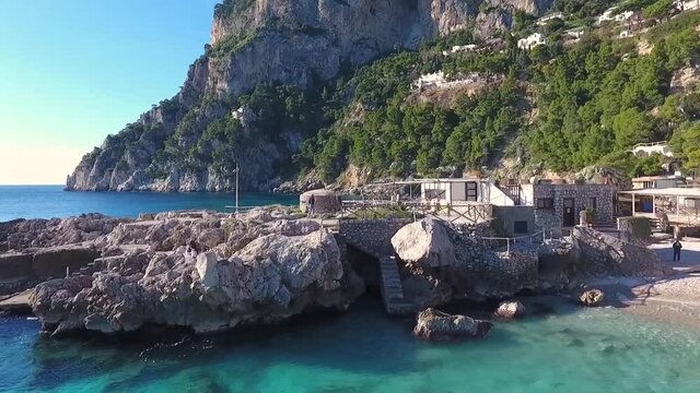 RIPRESE CON DRONE DI MARINA PICCOLA, CAPRI