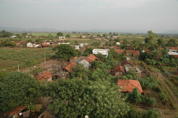 picturesque rural Indian village scene