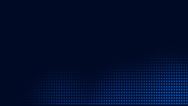 Dot blue pattern screen led light gradient texture background. Abstract technology big data digital background. 3d rendering. © Papapig