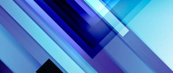 Obraz premium Dynamic lines on fluid color gradient. Trendy geometric abstract background for your text, logo or graphics