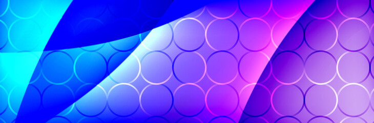 Fluid gradient neon color waves, vector abstract background