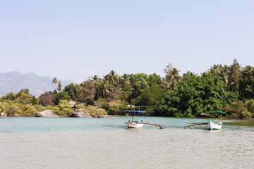 boat on the beach, pololem, india