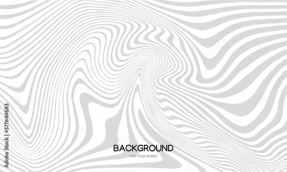 Aufkleber abstract background with optical art lines. for use in all types of design work. vector illustration