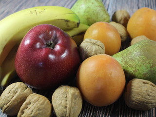 healthy natural fruits taste tasty food delicious fruit apple nutty nutty banana pear