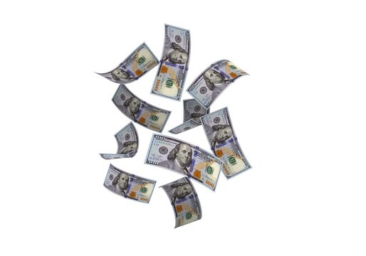 3d Render 100 US Dollar Paper Money