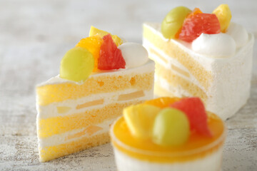 フルーツのショートケーキのイメージ